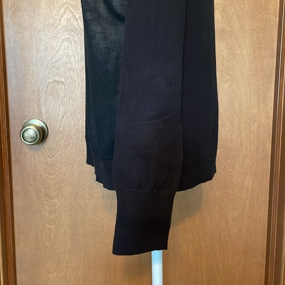 Faux Suede Black Sweater by Express - Picture 7 of 15